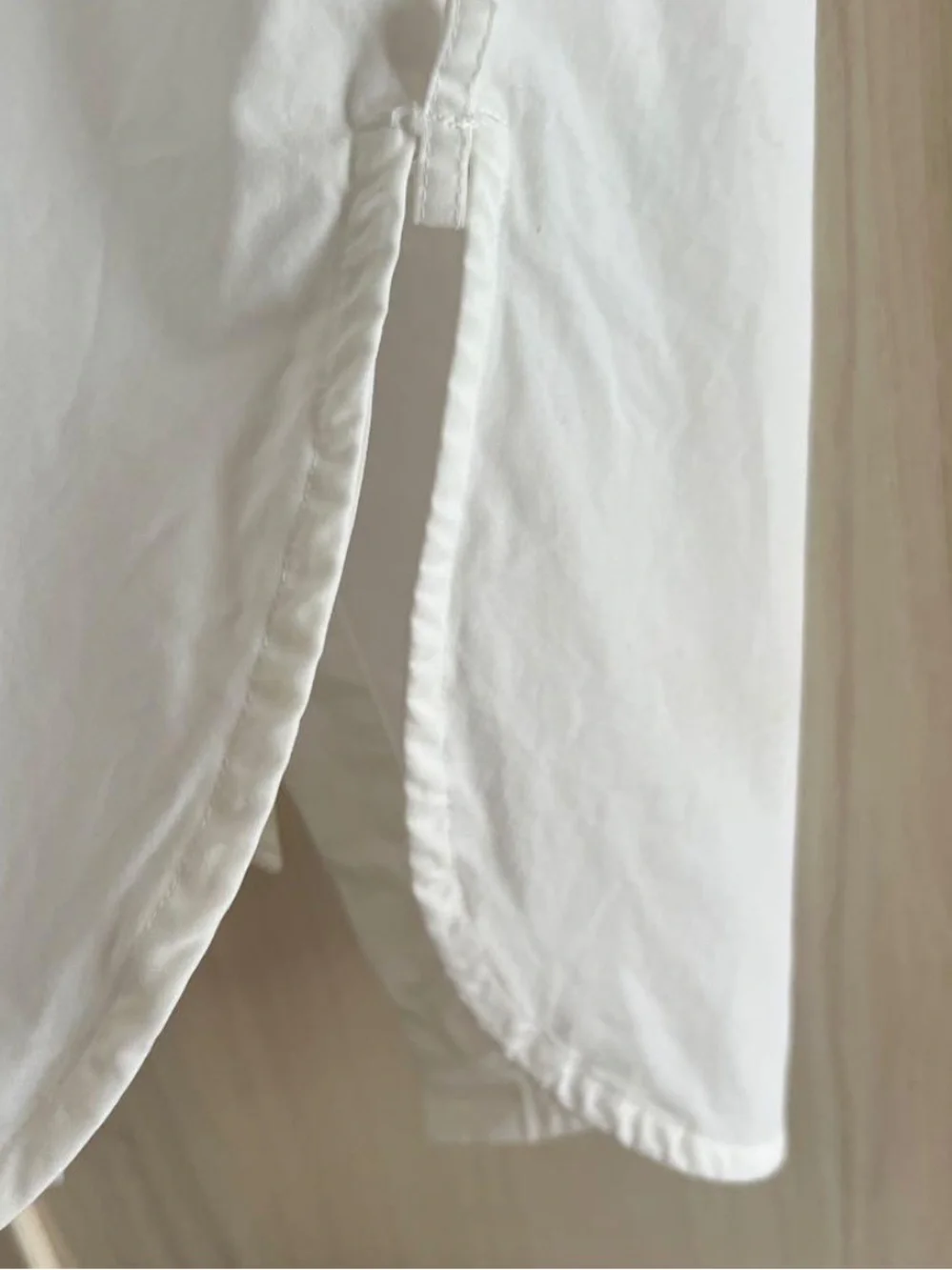 Zara Sleeveless White Gathered Yoke Top toes in back medium - Picture 3 of 6